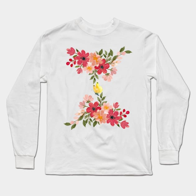Time flowers Long Sleeve T-Shirt by Eva Passi Arts